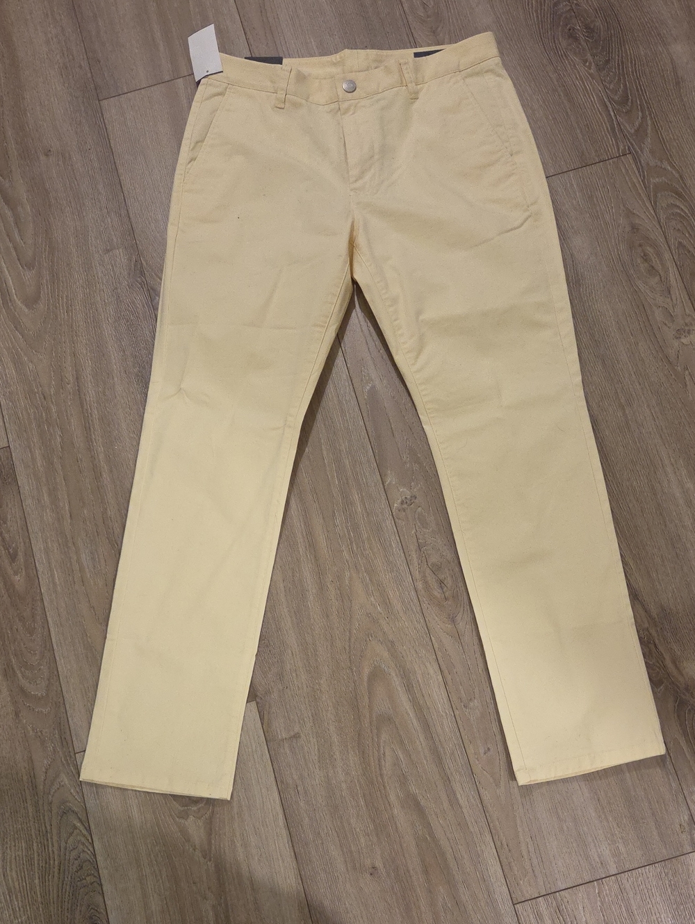Bonobos Pale Yellow Slim Chinos